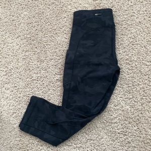 Lululemon Speed Up crop black camo